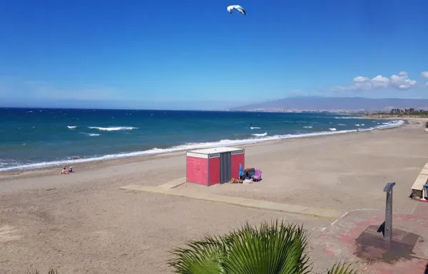 Retamar kitesurfing spot – beginner chop water