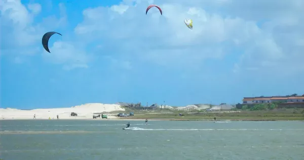 Lagoa Tabuba kitesurfing spot – beginner flat water