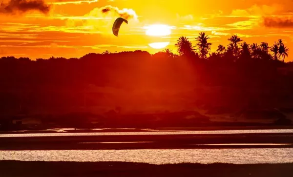 Lagoa Tabuba kitesurfing spot – beginner flat water
