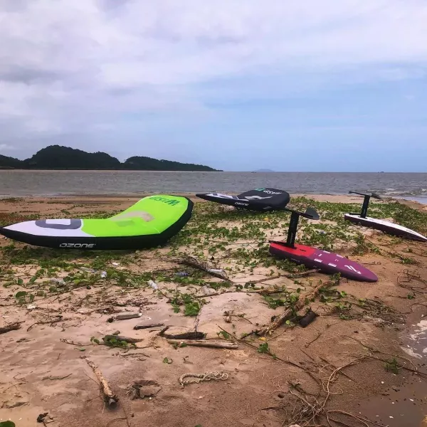 Kampot Bay Beach kitesurfing spot – beginner flat water