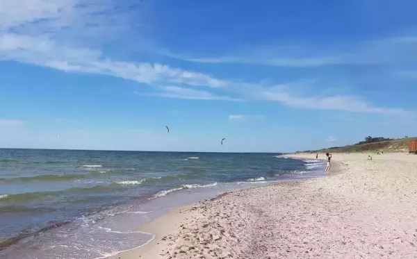 Nida Beach kitesurfing spot – intermediate chop water