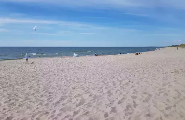 Nida Beach kitesurfing spot – intermediate chop water