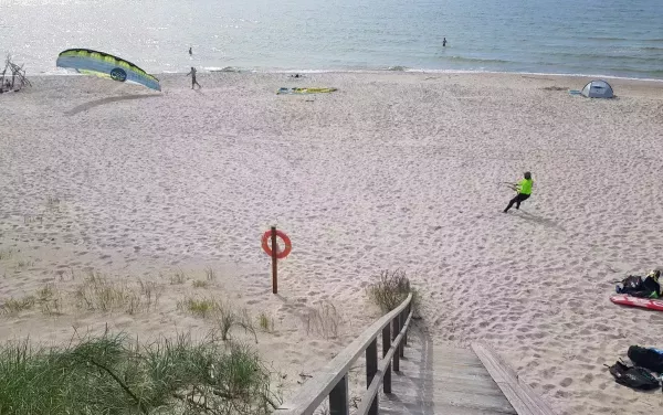 Nida Beach kitesurfing spot – intermediate chop water