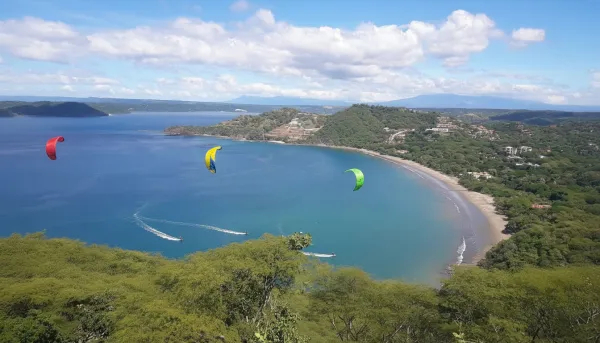 kitesurfing in Playa Hermosa