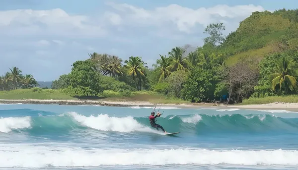 kitesurfing in Santa Teresa