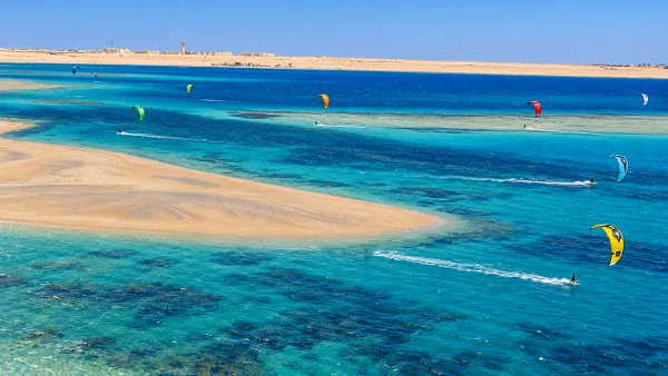 Kitesurfing in Soma Bay