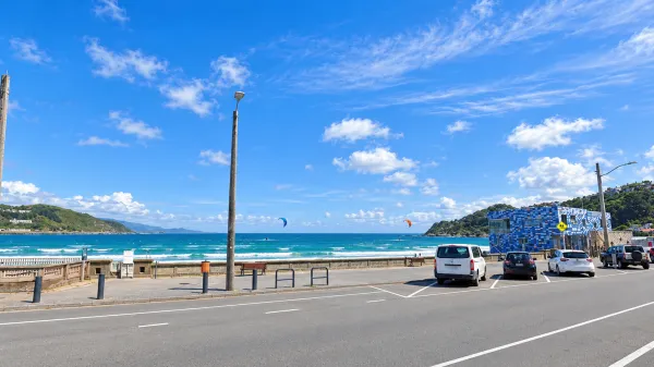 Kitesurfing in Wellington
