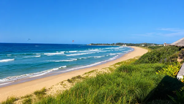 Tofo Beach kitesurf spot in Mozambique