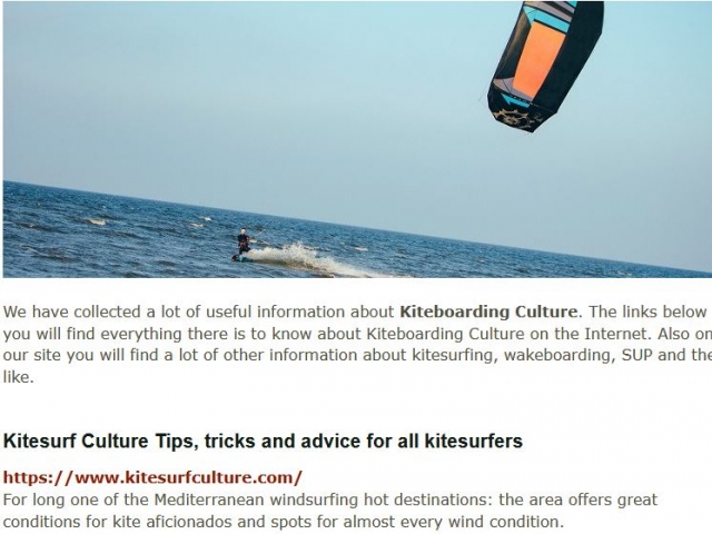backlink from: Australian kiteboarding and sup