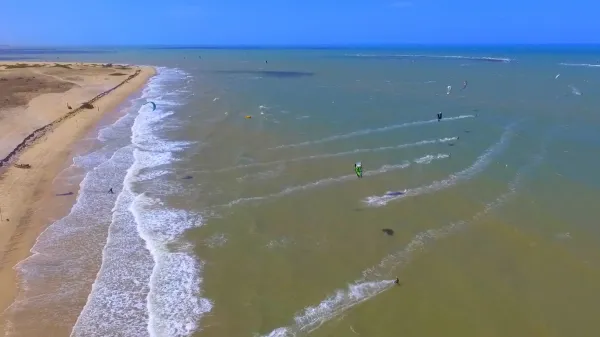 kitesurfing in Sao Miguel do Gostoso