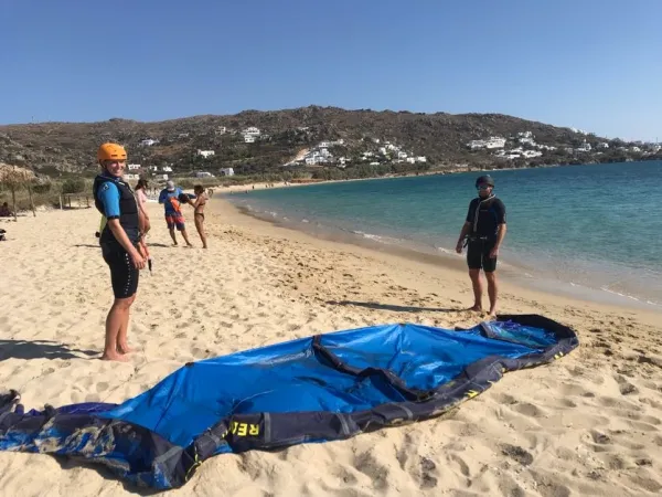 kite spot Plaka Beach Naxos