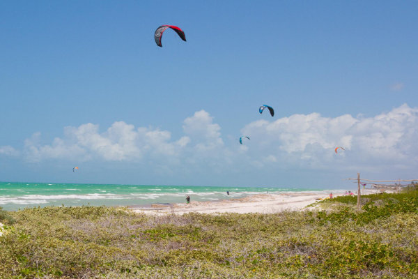 kitesurfing in El Cujo