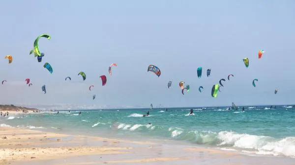 kitesurfing in Valdelagrana