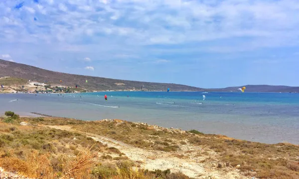 kitesurfing in Alaçati South Wind Spot