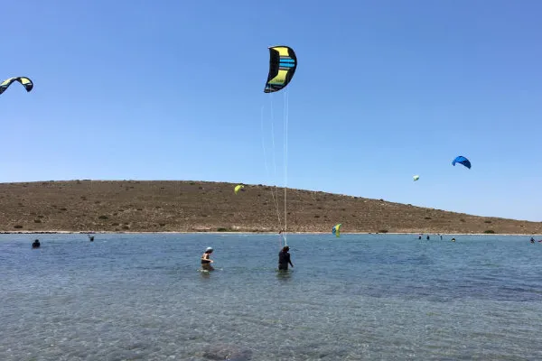 kitesurfing in Alaçati North Wind Spot