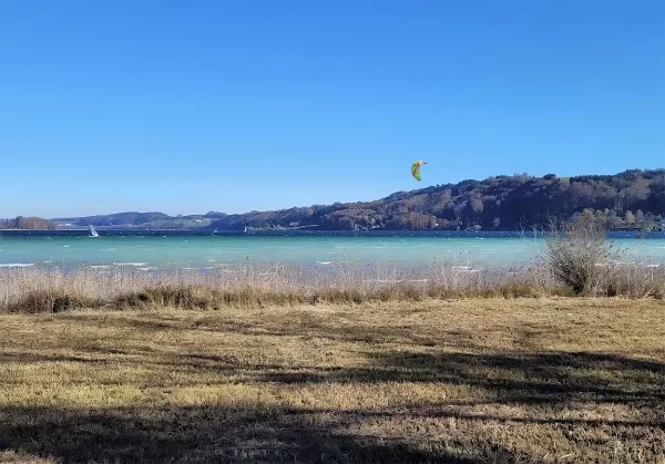 kitesurfing in Mattsee