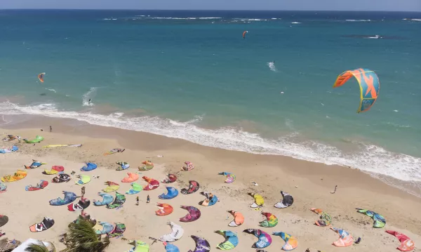 kitesurfing in San Juan